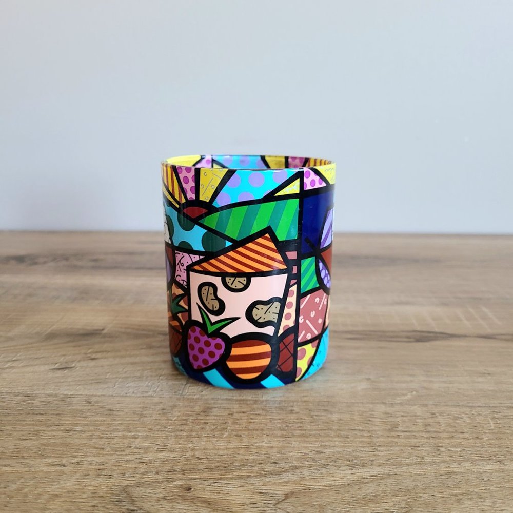 Romero Britto glass. - Picture 3 of 6